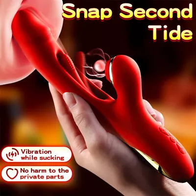 Rabbit Vibrator Sucking Clit Stimulator Patting G Spot Dildo Massager Sex Toy AU • $18.95