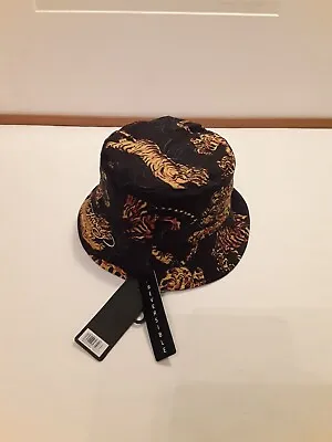 Ed Hardy Tiger Leaf Reversible Bucket Hat.  Size Large.  BNWT RARE RRP £80.00. • £24.99