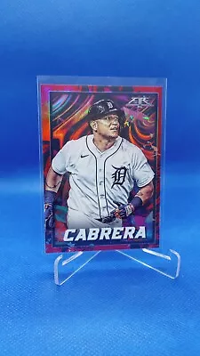 2022 Topps Fire Flame #89 Miguel Cabrera - Detroit Tigers • $2.59