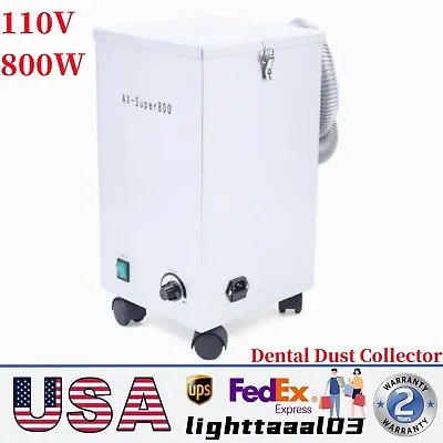 Dental Dust Collector Extractor Lab Sandblaster Dust Suction Tool Vacuum Cleaner • $233.70