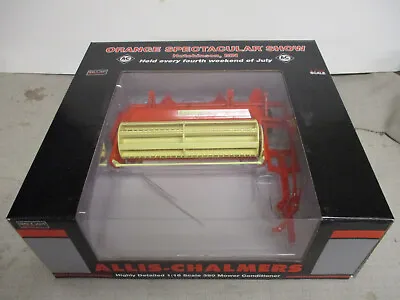 Allis Chalmers Model 390 Toy Mower Conditioner  2023 Orange Spec  1/16 Scale NIB • $208.99