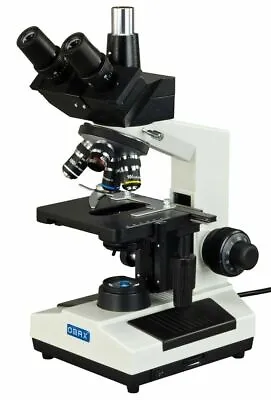 OMAX 40X-1000X Compound Trinocular Microscope W/ Replaceable LED- Multi-Use • $191.99