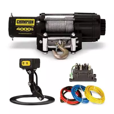 Champion Power Equipment Winch Kit 4000-Lbs ATV/UTV • $181.68