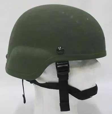 GALLETADVANCED COMBAT HELMET ARMY ACH GREEN LARGE MADE W KEVLAR 8470-01-506-6375 • $289.95