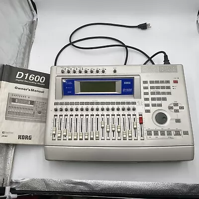 Korg D1600 Digital Recording Studio 16 Track Multi-Track Recorder Japan Working • $175