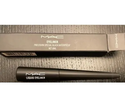 Mac Precision Liquid Eyeliner Black Waterproof 8ml Bottle. UK Seller • £6.99