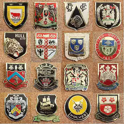 £2.95 • Buy Esso 1970s Shiny Foil Football (Soccer) Badge NO FIXINGS On Back - Various Teams