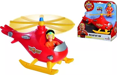 Sam The Fireman Playset Helicopter Fire Wallaby With Figure Of Tom • $38.76