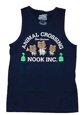 Animal Crossing Adult New T-Shirt - New Horizons Nook Inc Family Pic • $16.98