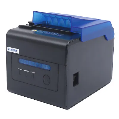 Thermal Receipt Pos Printer Sound Alarm W/ Auto Cutter Usb Serial Lan Support • $108.10