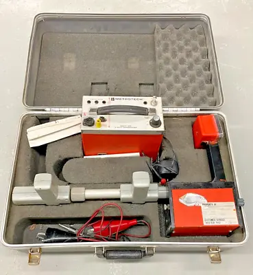 Metrotech 850 Pipe Locator W/ Transmitter Carrying Case & Accessories *USED* • $799.12