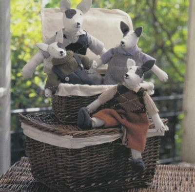 £1.25 • Buy Cloth Dogs~toy Sewing Pattern + Enlarged Templates