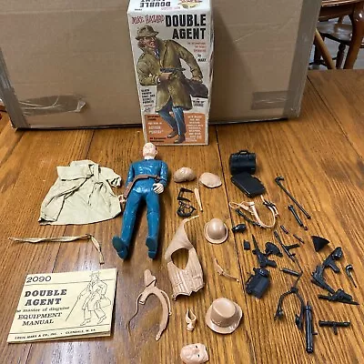 Vintage Marx Figure Mike Hazard Double Agent With Accessories Box Near Complete • $349.99