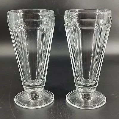 Libbey Glassware Vintage Soda Glasses Very Good Pre Owned Condition Set Of Two • $15