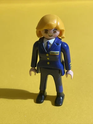 £3.99 • Buy Playmobil 3185 Aeroplane Fight Attendant Stewardess