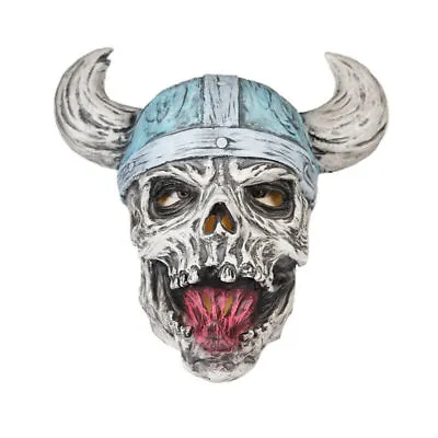 Masquerade Carnival Latex Viking Pirate Skull Mask Party Cosplay Costumes Props • $21.99