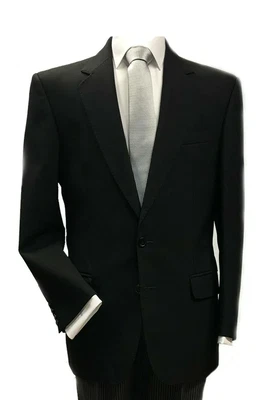 £79 • Buy Black Masonic Jacket Wool Herringbone Masons Masonic Morning Suit Ex Hire 