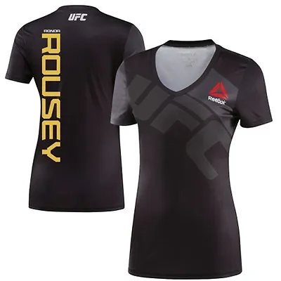 Authentic NWT Reebok UFC Womens Ronda Rousey Champion Jersey T-shirt WWE • $22.99