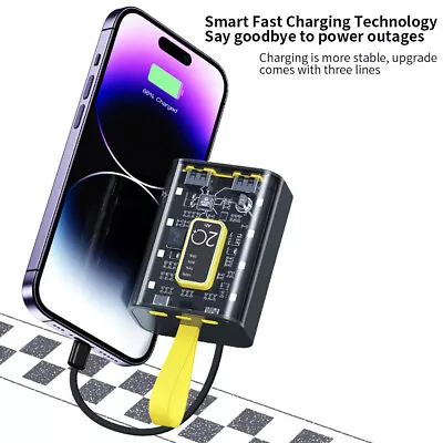 $11.08 • Buy 20000mAh 5 USB Power Bank Fast Charging External Battery Pack Backup Charger