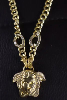 Vintage Versace Timeless Classic Chain Necklace 46cm • $250