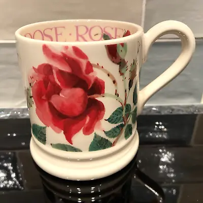 £34.99 • Buy EMMA BRIDGEWATER Rose Half Pint Mug, Cup, Flowers, Excellent Condition BRAND NEW