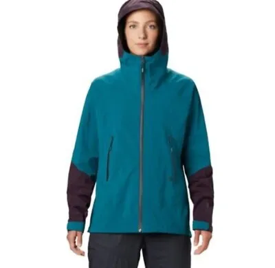 Mountain Hardwear Women's Exposure/2 Gore-Tex Paclite Size XL Teal • $50
