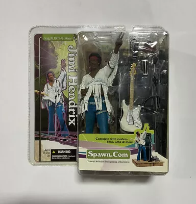 Jimi Hendrix McFarlane Toy Figure NIB Sealed Aug 18 1969 8:04am Spawn 2003 • $99.99