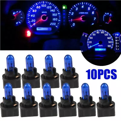 10x/Set Blue T5 SMD Car LED Dashboard Instrument Lights Bulbs Auto Accessories • $6.88