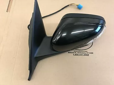 07-11 Volvo S40 V50 Left Drivers Rear View Mirror 019 Black 31278733 • $65