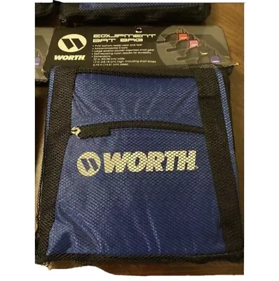 WORTH Black/Blue EQUIPMENT BAT BAG Baseball/Softball 37  X 17  X 5.75  • $14