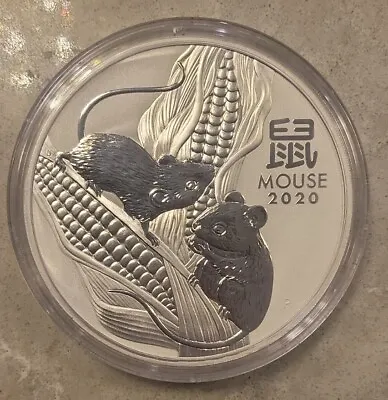 1kg Silver 999.9 Australian Lunar Year Of Mouse 2020 Perth Mint • $2799