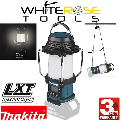 Makita Lantern Radio Job Site Light Cordless FM/AM 18V LXT DMR055 Body Only • £56.75