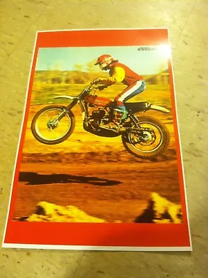 Vintage Montesa Dirtbike Motorcycle Poster Advertisement Man Cave Gift D5005 • $15