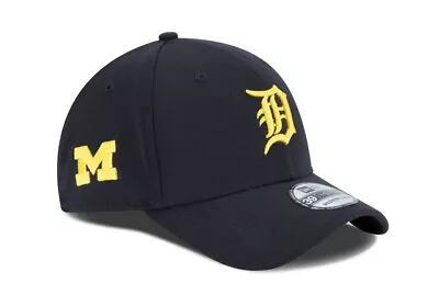 NEW! S/M Detroit Tigers AND University Of Michigan 39THIRTY New Era Hat RARE! • $34.99