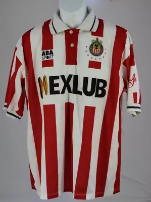 Chivas De Guadalajara Authentic ABA SPORT Jersey SIZE XLarge 1996-1997 T • $400