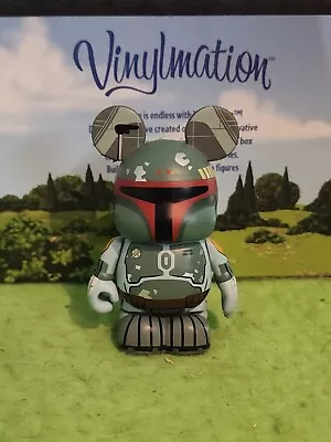 DISNEY Vinylmation 3  Park Set 1 Star Wars Boba Fett Concept Topper • $35.99