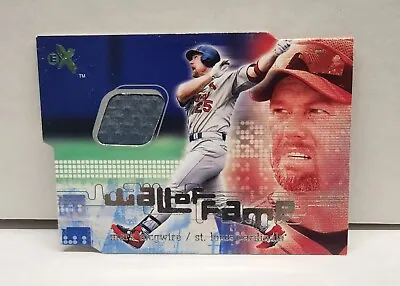 MARK McGWIRE 2001 E-X Wall Of Fame ~ Stadium WALL RELIC #20 ~ CARDINALS • $9.09