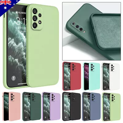 Liquid Silicone Case Shockproof Cover For Samsung S23 S22 S21 S20 FE Ultra Plus • $10.49