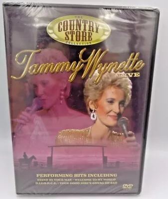 Tammy Wynette Live (Country Store Collection) New And Sealed. Region Free. • £14.49