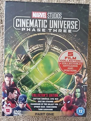 Marvel Studios Cinematic Universe Phase 3.1 Dvd Box Set 5 Disc  New&sealed  • £51.76