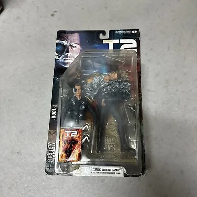 McFarlane Toys Movie Maniacs 4 Terminator 2 T-1000 Action Figure 2001 SEALED • $24.50