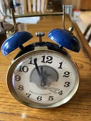 Vintage Dallas Cowboys Alarm Clock - Working • $55