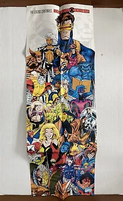 X-men Mutant Genesis Poster 1991 Marvel Comics Promo Wolverine Rogue Jim Lee Vtg • $29.95