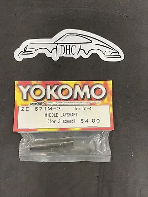 Yokomo Vintage RC Car Part # ZE-671-M2 Middle 2-Speed Layshaft For GT-4 • $8.99