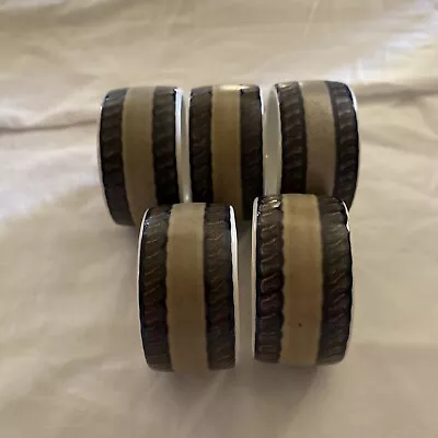 Set Of 5 Mikasa Arabella Napkin Rings • $11