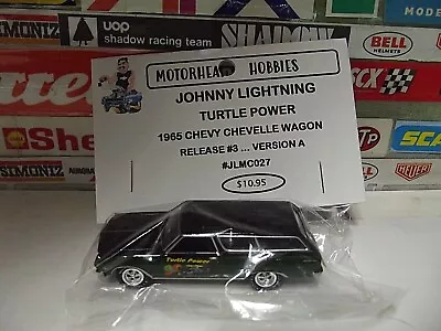 $10.95 • Buy Johnny Lightning 1:64, Turtle Power, 1965 Chevy Chevelle Wagon, #jlmc027