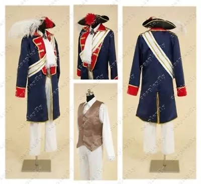 Anime APH Axis Powers Cos Hetalia Prussia Cosplay Costume Custom • $56.05