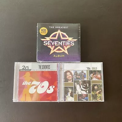 BRAND NEW Lot Of 70s Compilation CDs 💿 Gold Millennium Van Morrison Rod... • $12.50