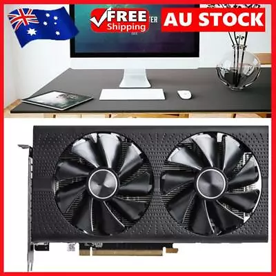 RX 580 8GB Graphics Card Dual HDMI-Compatible/ DVI/ Dual DP Ports For Gaming PC • $181.60