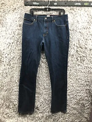 J.Crew Urban Slim Straight Jeans Size 34x34 Mens Mid Rise Medium Wash Blue • $12.57